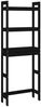 vidaXL Toilettenregal Schwarz 63x26x171 cm Massivholz Kiefer 824662 Bild 2