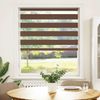 vidaXL Doppelrollo Braun 100x100 cm Stoffbreite 95,9 cm Polyester 4014313 Bild 2