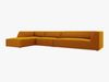 Micadoni Ecksofa Ruby 5-Sitzer Links Samt Salvador Gelb Bild 2