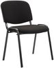 4er Set Besucherstuhl Ken Stoff, schwarz Bild 2