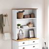 vidaXL Hutch ASKIM 91 x 30 x 104 cm Massives Kiefernholz 4105426 Bild 3
