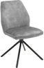 Polsterdrehstuhl >Ottawa< (2-er Set) in Grau aus Metall - 52x89x64cm (BxHxT) Bild 2