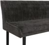 Eckbank HWC-O82, Esszimmerbank Bank, Öko-Tex (310g/m²) Chenille Stoff/Textil Metall 159x210cm ~ dunkelgrau Bild 5