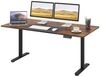 COSTWAY Schreibtisch, höhenverstellbar elektrisch, mit Memory-Funktion 140x70cm Bild 5