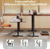 COSTWAY Schreibtisch, höhenverstellbar elektrisch, mit Memory-Funktion 140x70cm Bild 3
