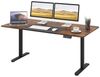COSTWAY Schreibtisch, höhenverstellbar elektrisch, mit Memory-Funktion 140x70cm Bild 4