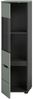 Vitrine >Canu< in Basalt Grau / Smoke Green - 36x125x33cm (BxHxT) Bild 3