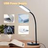 LQWELL Schreibtischlampe Tischleuchte mit Telefonhalter, LED fest integriert, 360° Flexibel Touch-Steuerung, Studienlampe für Heimbüro, 5000k, 160 Lumen, LED Schreibtischlampe Bild 4