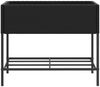 vidaXL Pflanzkübel mit Ablage Schwarz Poly Rattan 366384 Bild 5