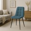 Esszimmerstuhl Antibes Cord - Blau Bild 2