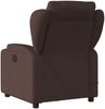 vidaXL Massagesessel Dunkelbraun Stoff 372420 Bild 4