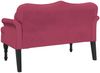 vidaXL Sitzbank mit Kissen Weinrot 120,5x65x75 cm Samt 372144 Bild 5