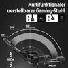 Gaming Stuhl WOTSTA Ergonomisch Bürostuhl Racing Computerstuhl Schwarz Bild 4