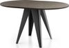 WFL GROUP Esstisch Glory, Modern Rund Tisch mit pulverbeschichteten Metallbeinen Bild 3