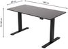 Brixy Sitzständer Schreibtisch - Elektrisch Verstellbar In Höhe - 140 x 60 CM - Schwarz Bild 2