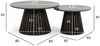 Couchtisch Gobens 2er-Set Ø60/80 cm, Dunkelbraun - mit zentralem Standfuß Bild 2