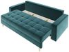 Sofa 3-Sitzer BELANO mit Schlaffunktion Flaschengrün Bild 4