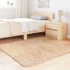 vidaXL Teppich Shaggy Hochflor NAVARRA Beige 120x120 cm Polyester 4102861 Bild 3