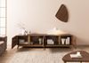 TV-Board Nussbaum-Echtholzfurnier 240x40x55 braun lackiert BUTTERFLY #112 Bild 4