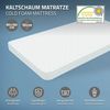 ML-DESIGN Jugendbett Bodenbett Juniorbett inkl. Lattenrost Einzelbett für Kinder Kinderbett, Junior-Bett mit Rausfallschutz & Matratze Bettrahmen aus MDF / Kiefer Bild 3