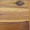 Pflanzkastenregal HWC-L20, Blumenkasten Hochbeet, 115x71x40cm Outdoor Akazie Holz MVG-zertifiziert, 3 Reihen braun Bild 4