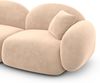 Ecksofa Mirello L Form aus Samtstoff - Samtstoff - beige Bild 5