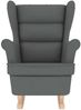 vidaXL Schaukelsessel Dunkelgrau 74x90x102 cm Stoff 4016920 Bild 4