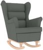 vidaXL Schaukelsessel Dunkelgrau 74x90x102 cm Stoff 4016920 Bild 2