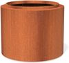Dipott Pflanzgefäß Topic rund aus Corten-Stahl Pflanzkübel Ø 80 cm Bild 3