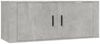 vidaXL 3-tlg. TV-Schrank-Set Betongrau Holzwerkstoff 3188418 Bild 4