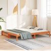 vidaXL Tagesbett Ausziehbar Wachsbraun 90x190 cm Massivholz Kiefer 844404 Bild 4