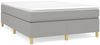 Boxspringbett Hellgrau 140x200 cm Stoff [3120961] Bild 2