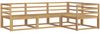 vidaXL Outdoor-Sofagarnitur 4 pcs Weiß 245,5 x 166,5 x 73 cm 3386358 Bild 2
