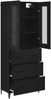 vidaXL Highboard Schwarz Eichen-Optik 69,5 x 34 x 180 cm Holzwerkstoff 3416228 Bild 5