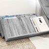 vidaXL Magazinregal Graues Sonoma 90 x 53 x 28,5 cm Holzwerkstoff 890893 Bild 4