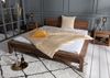Bett Sheesham 140x200x80 grau geölt BUENO #013 Bild 2