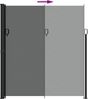 vidaXL Seitenmarkise Ausziehbar Anthrazit 220x500 cm 4004488 Bild 5