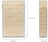 Relaxdays 2 x Schuhschrank VALENTIN hoch beige Bild 5