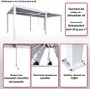 Mendler 'HWC-L46' Pergola, Regenrinne sturmfest, Aluminium anthrazit, 3x6 m Bild 2