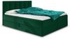 Boxspringbett Star mit Topper, Bonell-Matratze und 2 Bettkästen, Doppelbett, Polsterbett, Bett (Dunkelgrün (Kronos 19), 180 x 200 cm) Bild 4