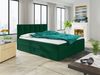 Boxspringbett Star mit Topper, Bonell-Matratze und 2 Bettkästen, Doppelbett, Polsterbett, Bett (Dunkelgrün (Kronos 19), 180 x 200 cm) Bild 5