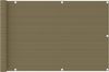 vidaXL Balkon-Sichtschutz Taupe 90x400 cm HDPE 310961 Bild 1