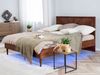 Bett dunkler Holzfarbton 180x200 cm mit LED-Beleuchtung bunt MIALET Bild 3