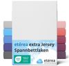 etérea Extra Jersey Spannbettlaken Weiss 90x200 - 100x220 cm Bild 2