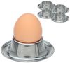 Koopman Eierbecher Edelstahl Rund 1/ 4 er Set, (4-tlg), 4 Stk, Metall, Ø8cm, Lebensmittelecht, Spülmaschinengeeignet Bild 1