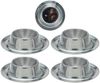 Koopman Eierbecher Edelstahl Rund 1/ 4 er Set, (4-tlg), 4 Stk, Metall, Ø8cm, Lebensmittelecht, Spülmaschinengeeignet Bild 3