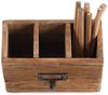 DESIGN DELIGHTS Aufbewahrungsbox STIFTEHALTER "BOX 18", Altholz massiv, 19x12 cm (BxH), Stiftebox, 0 Bild 3