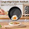 BLAZANT Pfannen-Set Induktion Antihaft 20+24+28cm Granitreo Bild 3