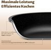 BLAZANT Pfannen-Set Induktion Antihaft 20+24+28cm Granitreo Bild 4