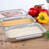 3-tlg. Edelstahl Panier Schalen Set, stapelbar Bild 3